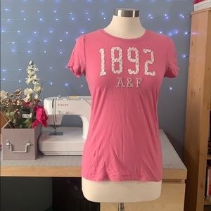 Pink Abercrombie and Fitch Tee Shirt A040